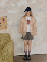 Peach Breeze Hooded Jacket