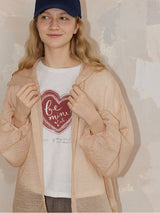 Peach Breeze Hooded Jacket