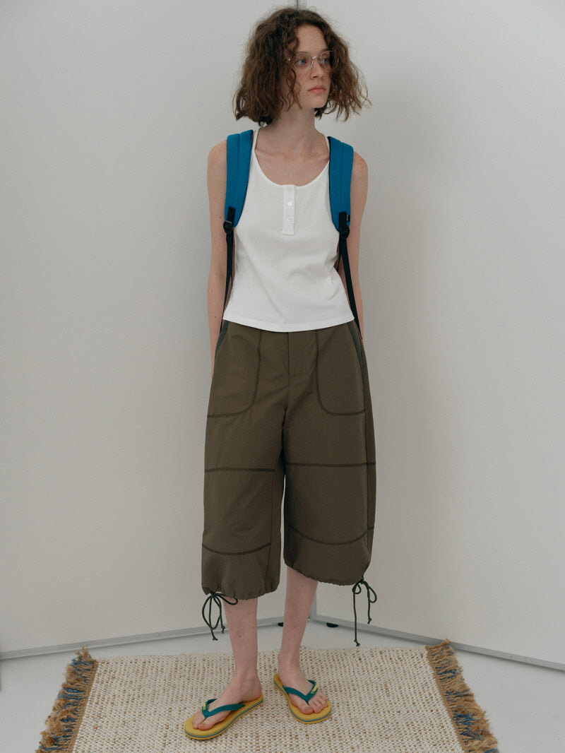 Cropped Utility Pants