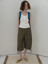 Cropped Utility Pants