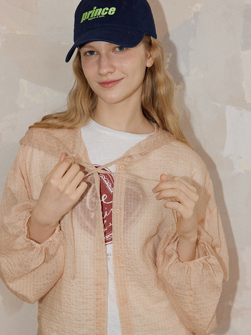 Peach Breeze Hooded Jacket