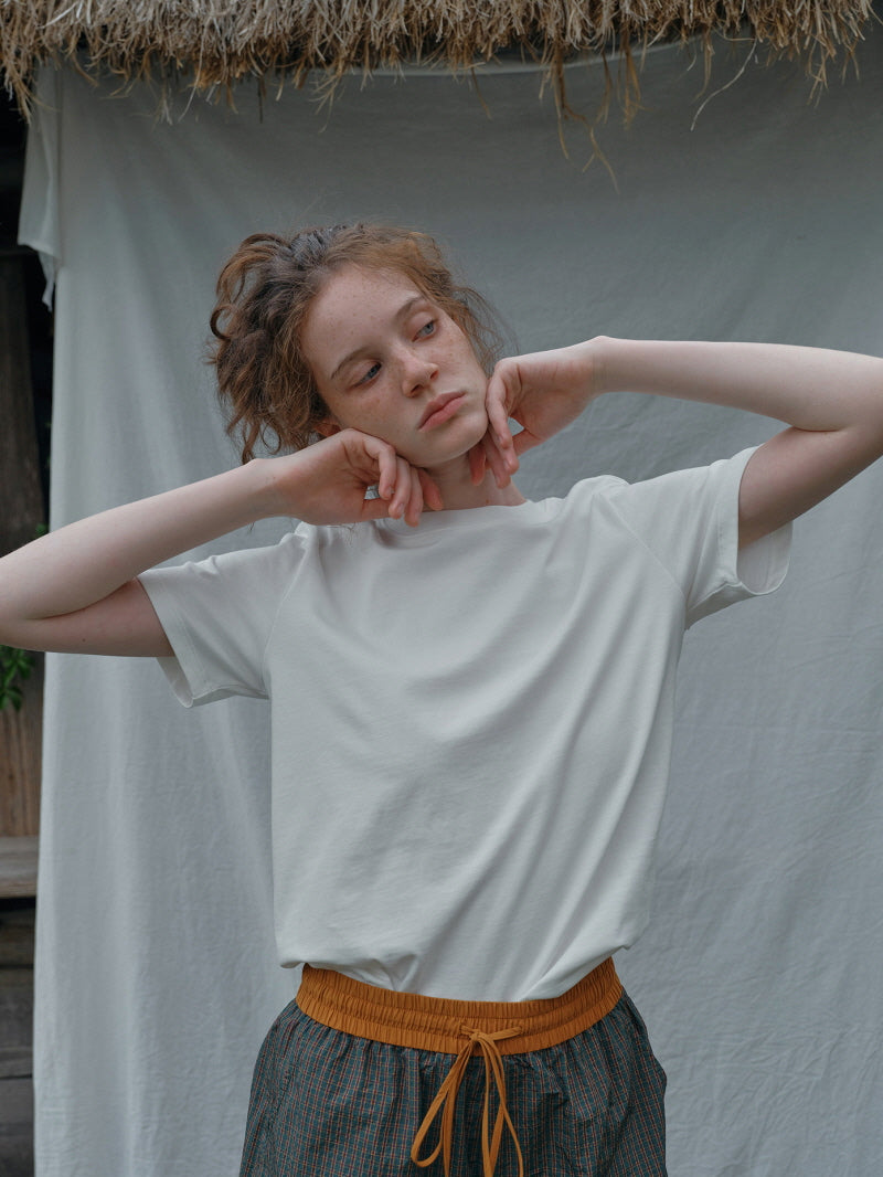 White Seam Tee
