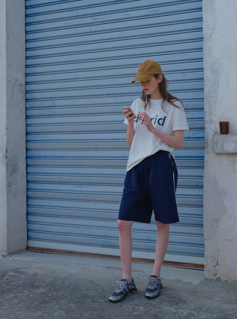 Navy Line Easy Shorts