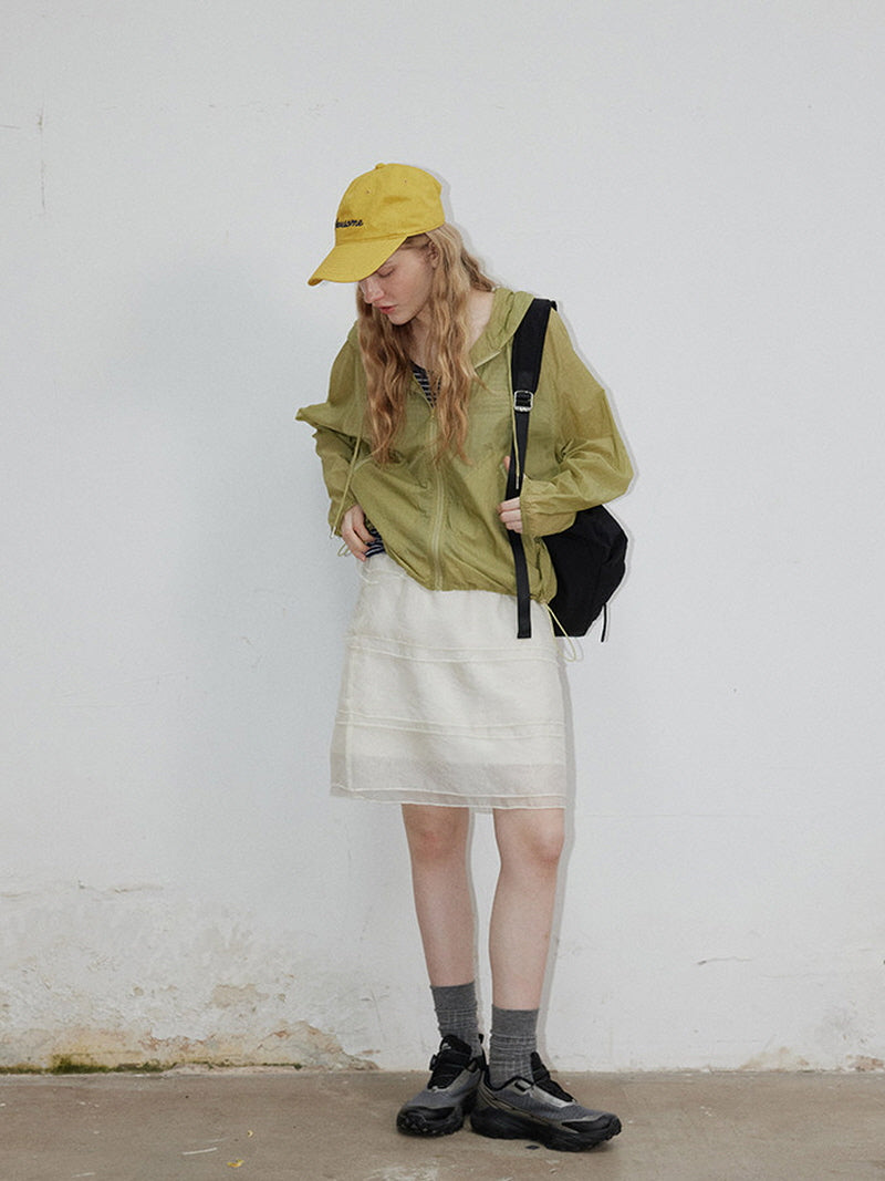 Olive Breeze Windbreaker