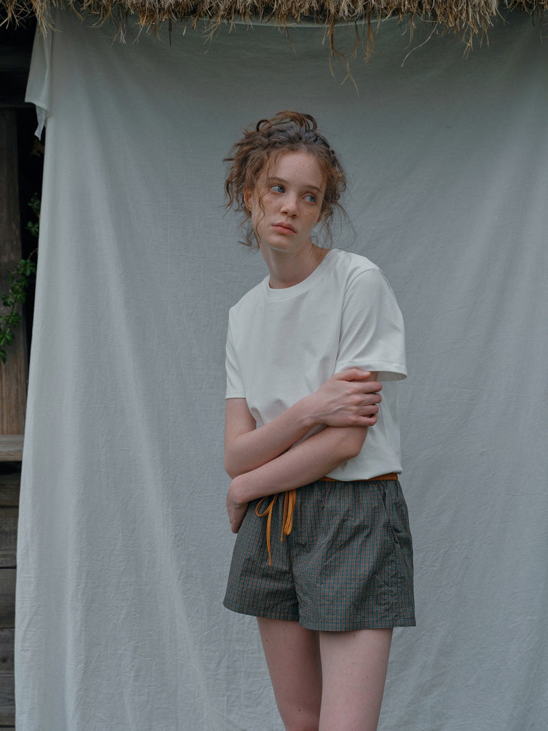 White Seam Tee