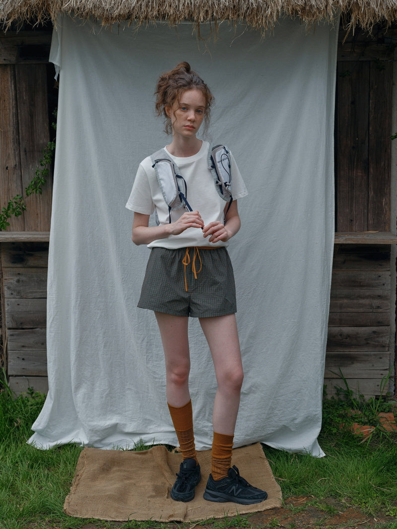 White Seam Tee