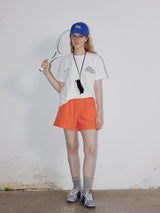 Orange Active Shorts