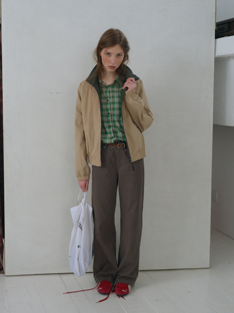 Khaki Utility Light Jacket