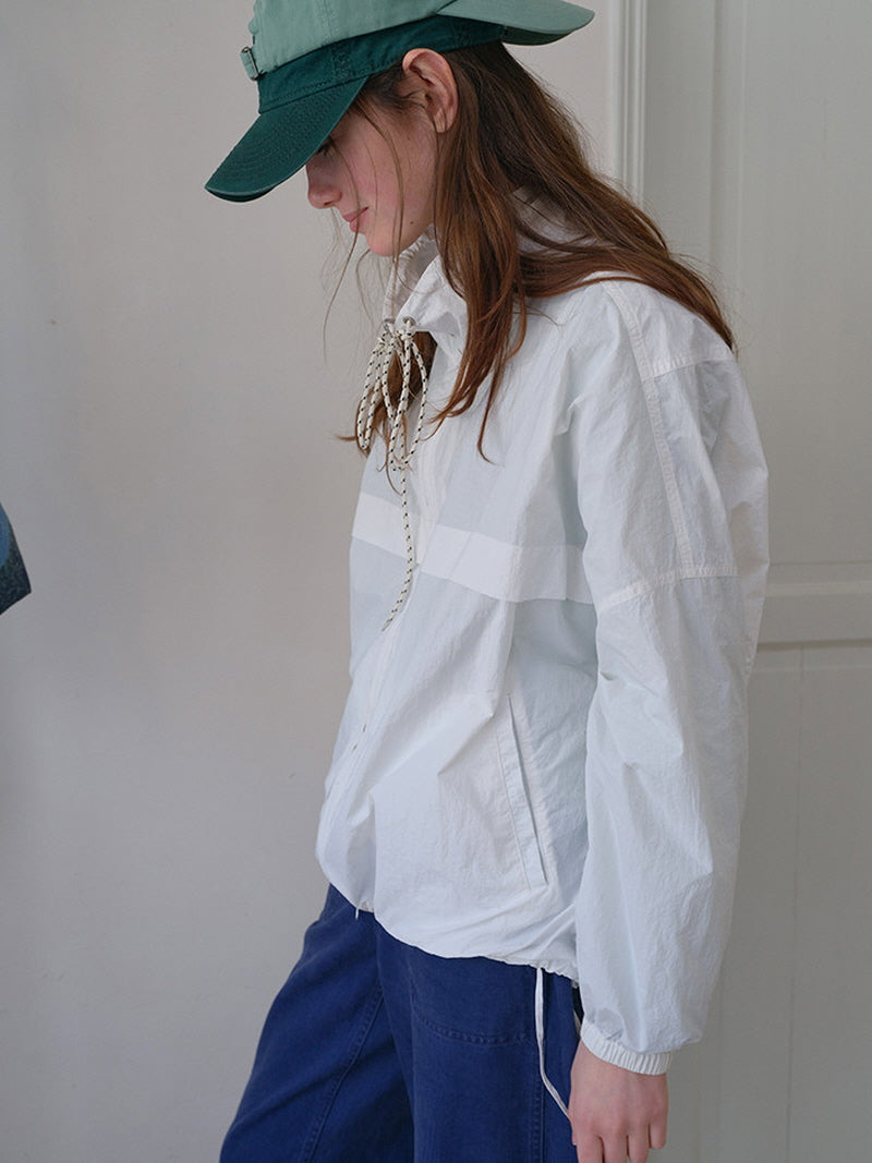 Everyday Wind Draw White Jacket