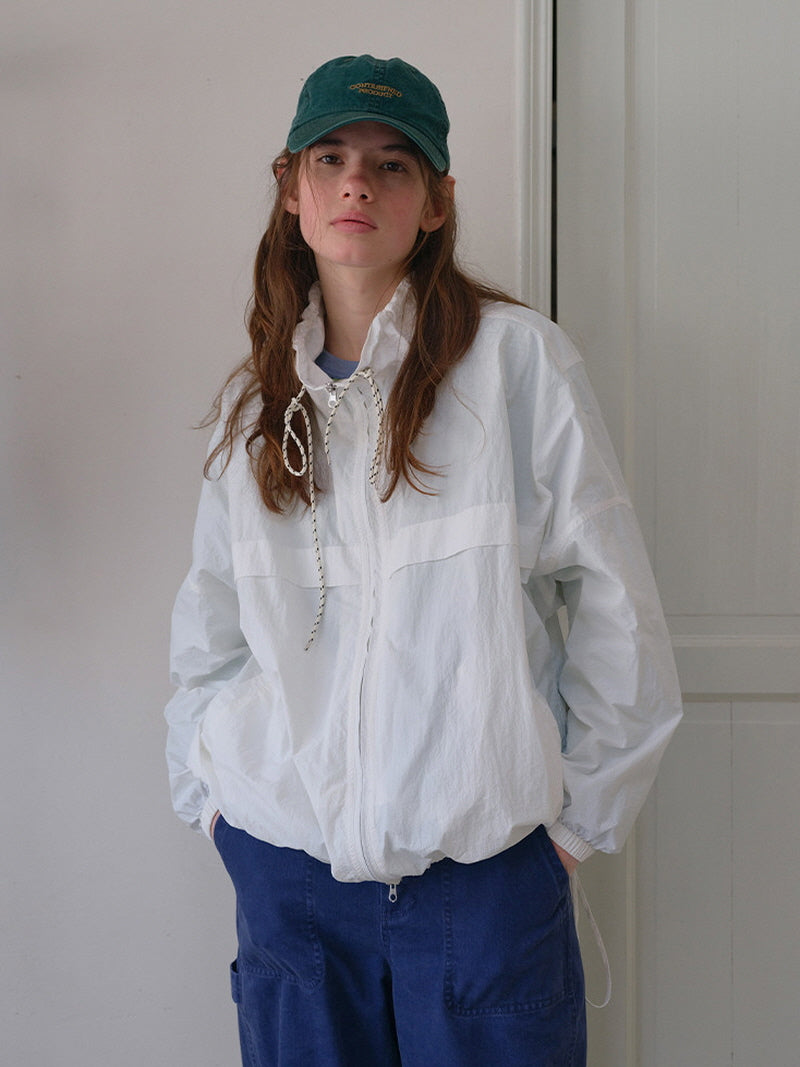 Everyday Wind Draw White Jacket