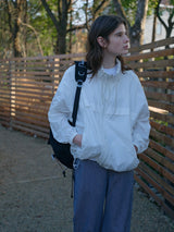 Everyday Wind Draw White Jacket