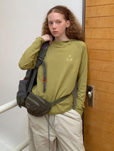 Olive green Long Sleeve Top
